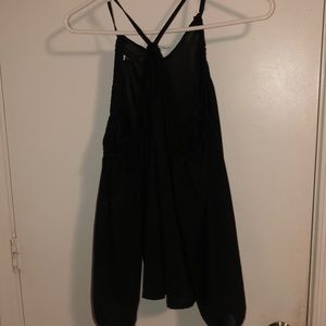 Black off shoulder blouse